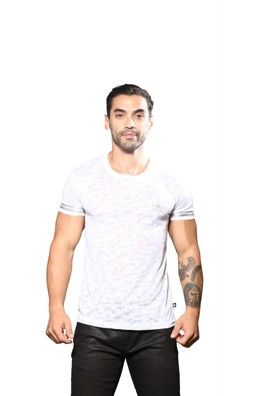 Camouflage Burnout Tee