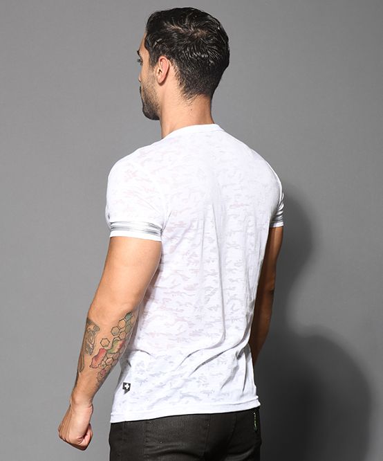 Camouflage Burnout Tee