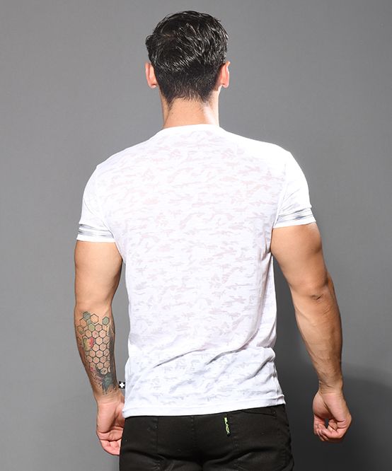Camouflage Burnout Tee