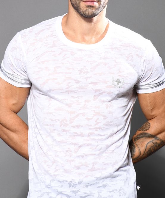 Camouflage Burnout Tee