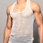 UNLEASHED Nude Mesh Tank