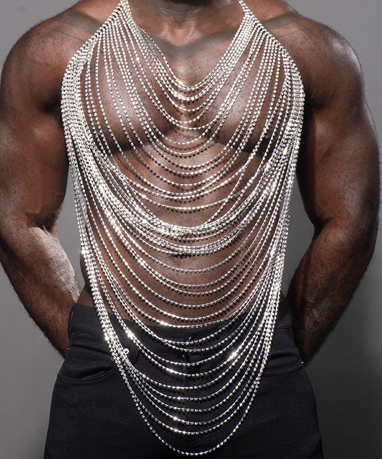 Metal Chain Necklace Harness