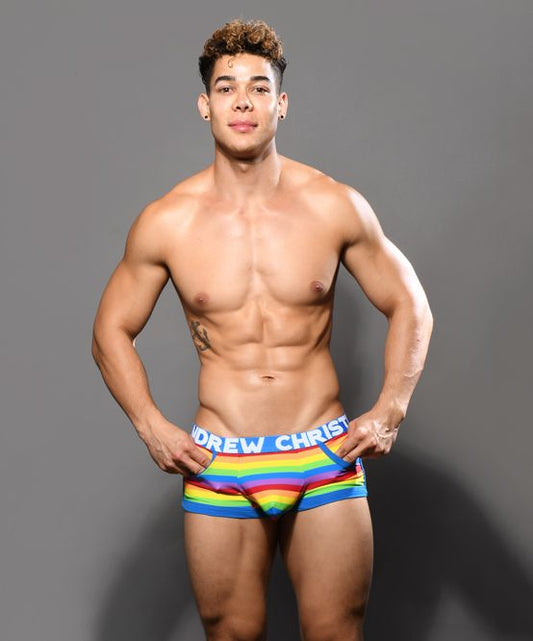 Pride Stripe Pocket Boxer w/ ALMOST NAKED