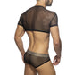 AD NET CROP TOP