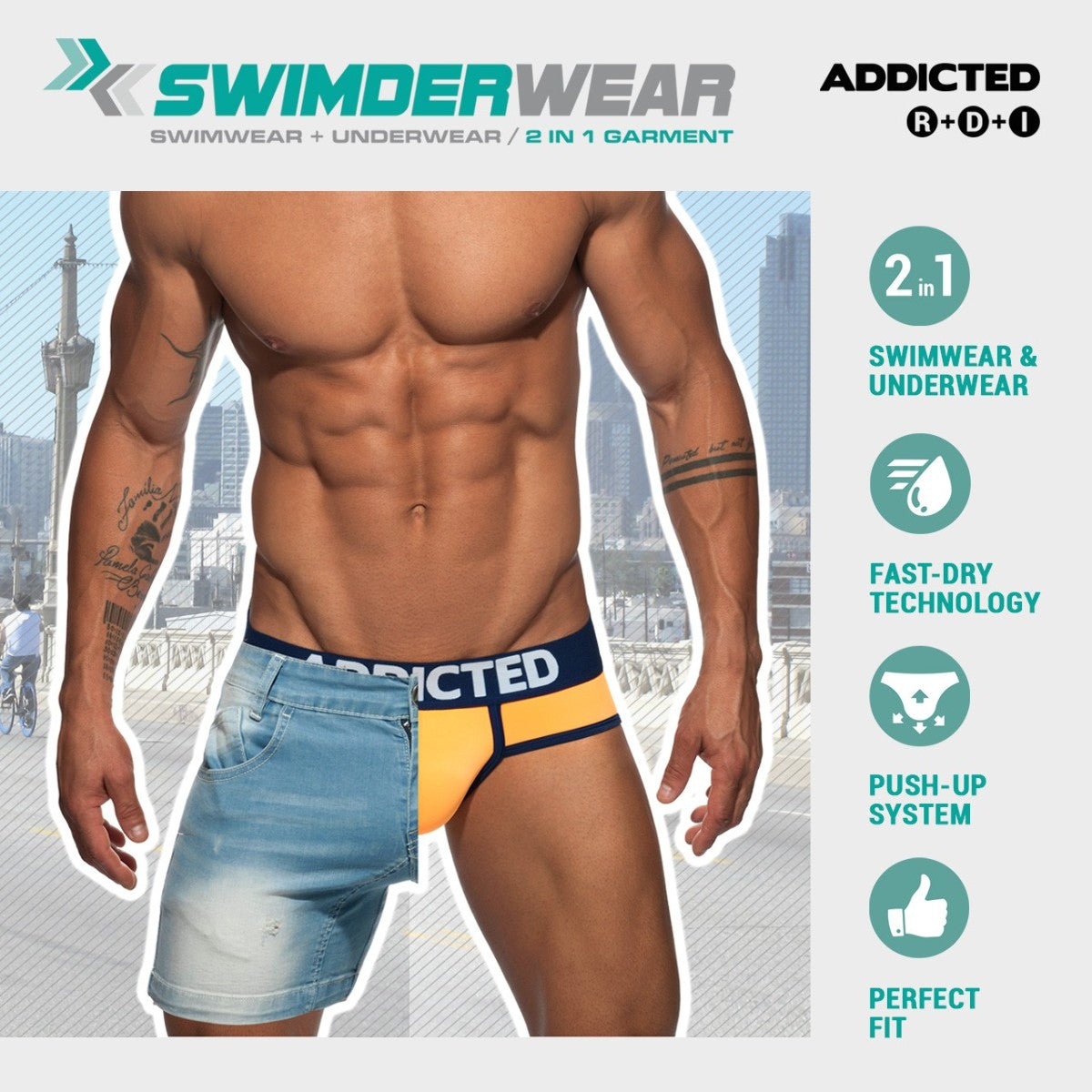 NEON COCKRING SWIMDERWEAR BRIEF