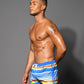 Retro Stripe Swim Shorts