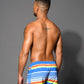 Retro Stripe Swim Shorts